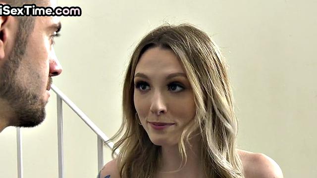 Skinny 21yo's 1st bisexual 3way with BF and stranger