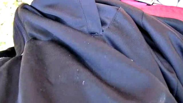 Blonde Girlfriend Blows Boyfriend Outdoors