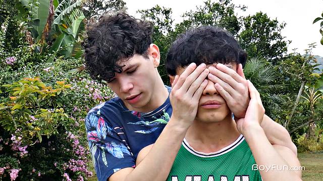 Muriel Karmesi and Melo Prince go at it hard, showing off their chemistry in a steamy gay hookup