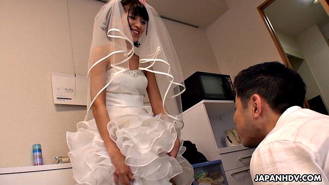 Ruri Narumiya rides and sucks a cock as a prize