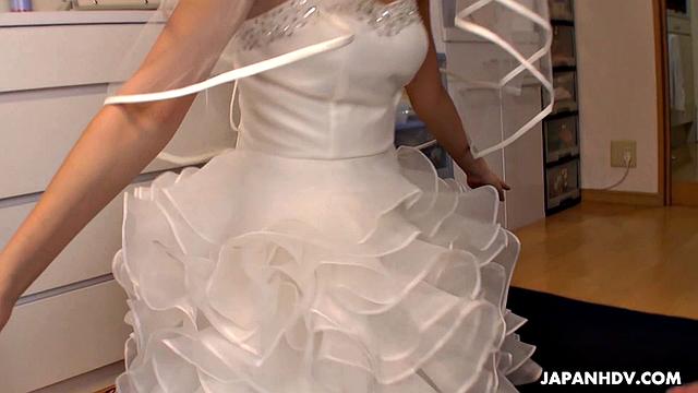 Ruri Narumiya rides and sucks a cock as a prize