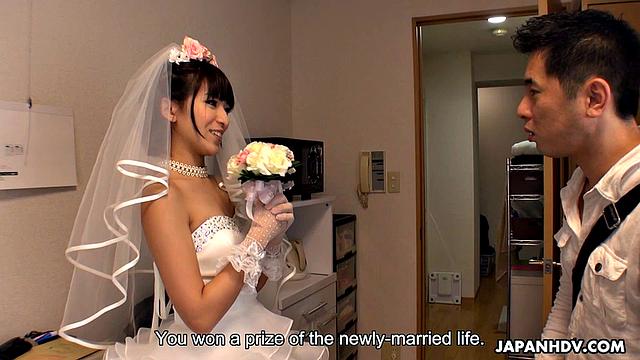 Ruri Narumiya rides and sucks a cock as a prize