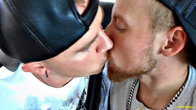 Passionate Gay Kisses with JC & Leo - JC Dickerson & Leo Blue