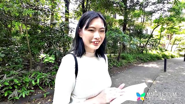 Introducing Mariko Koizumi: A Cute College Babe With Natural Tits