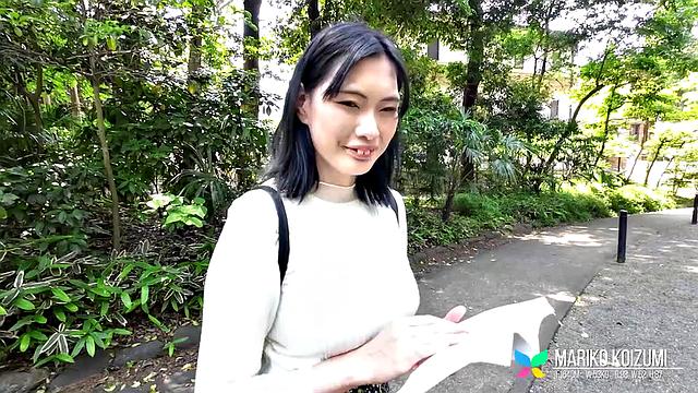 Introducing Mariko Koizumi: A Cute College Babe With Natural Tits