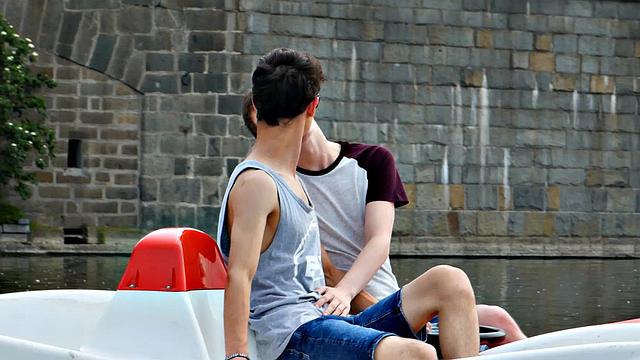 Alan Caine and Taylor Mason