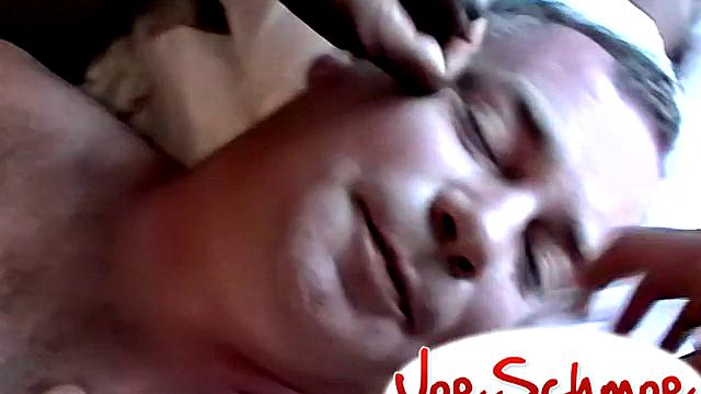 Blaze in Threesome Cumshots