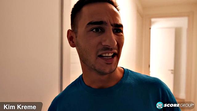 Asian Kim Kreme gets creampied by step-son