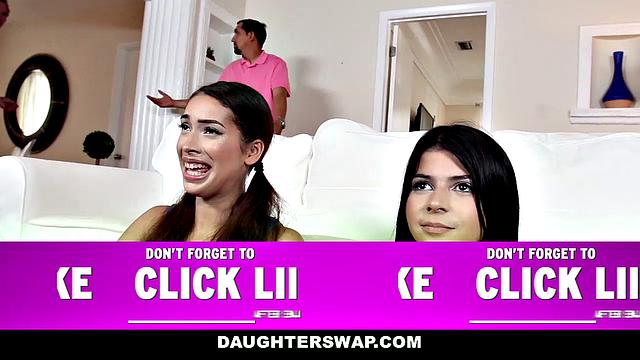 Kitty Catherine и Sadie Pop трахаются с папиками на свежем воздухе