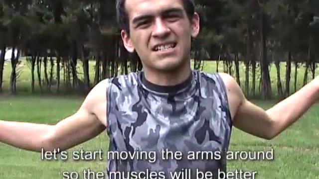 Skinny Latino Damian takes us to his bedroom to watch him jerk off. There, the clothes strip off and the big uncut cock gets hard, before this naked and horny young man begins stroking with drtermination.