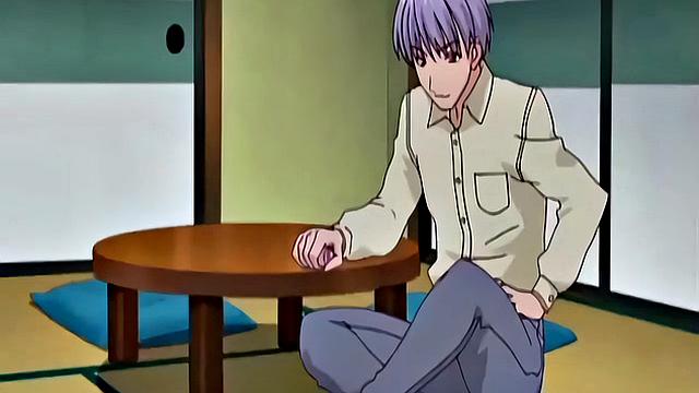 Japanese maid caught masturbating