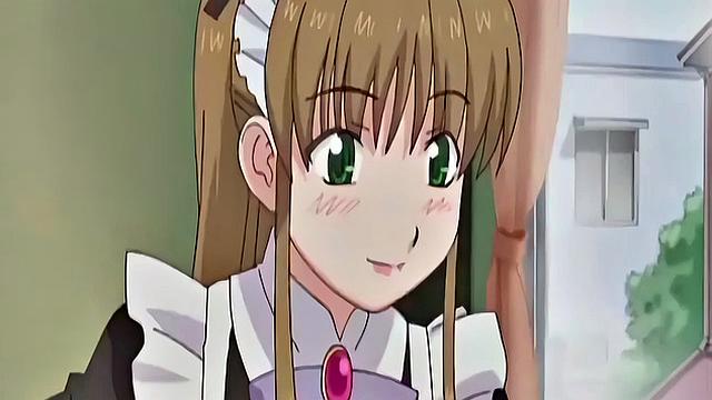 Japanese maid caught masturbating