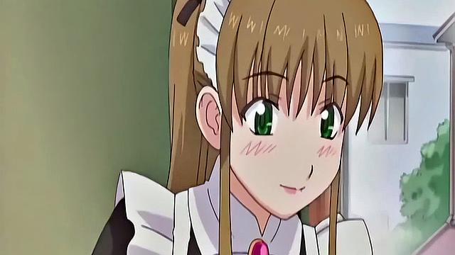 Japanese maid caught masturbating