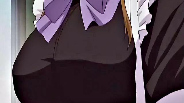 Japanese maid caught masturbating