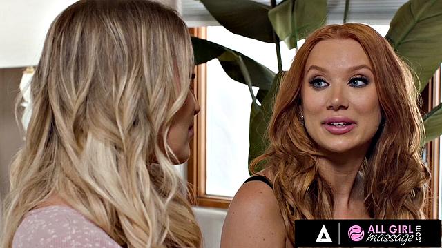 Горячая клиентка устроила массажистке такой сеанс - сама вспотела