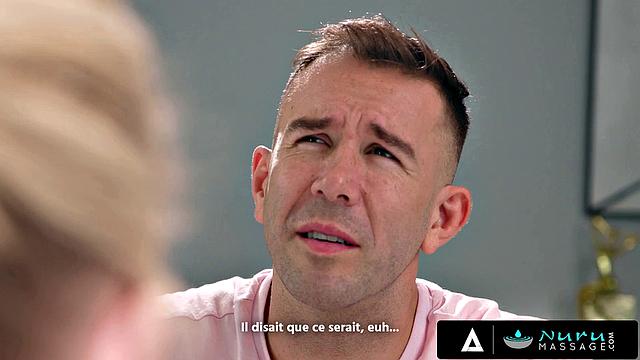 NURU MASSAGE - Sexy Babes Relieves Her Client's Stress With A Hot NURU