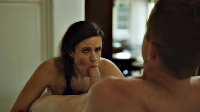 Dirty hairy MILF penetrated by big cock in mission