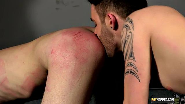 Slave Boy Fed Hard Dicks - Aiden Jason And Adam Watson