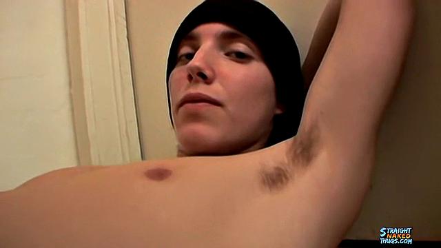Blinx strips down and strokes hard, showing off every inch in an intense solo jerk session