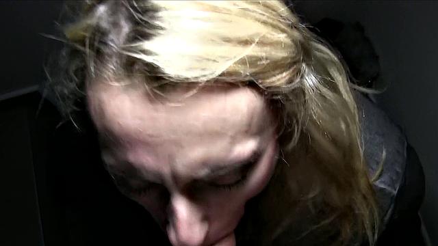 Watch this amateur babe give a hot outdoor blowjob & get her wet pussy licked