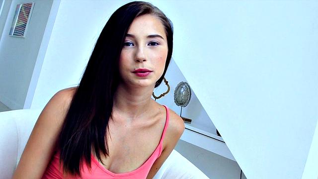 Alabama-born stunner is a tanned teenager whose nipples poke through her tight top.