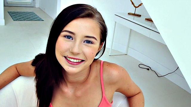 Alabama-born stunner is a tanned teenager whose nipples poke through her tight top.