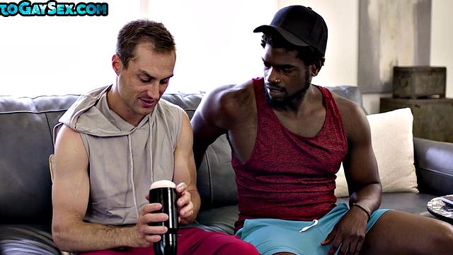 Rimming gaydaddy rims twink ass till cumshot