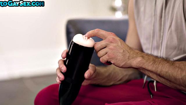 Rimming gaydaddy rims twink ass till cumshot