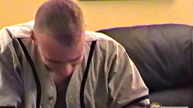 This scene was recorded about 15 minutes after the last one. Mitch had just finished shooting his nut, and the two were hanging out talking, when he gets hard again. Auntie Bob turns the camera back on, and starts pinching nipples.