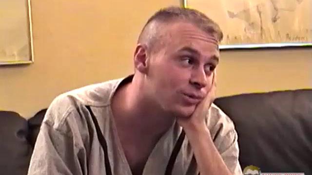 This scene was recorded about 15 minutes after the last one. Mitch had just finished shooting his nut, and the two were hanging out talking, when he gets hard again. Auntie Bob turns the camera back on, and starts pinching nipples.