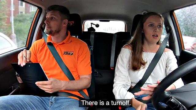 Naive driving leaner plowed by teacher