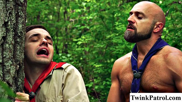 Twink Scout Cheating With His Scout Master