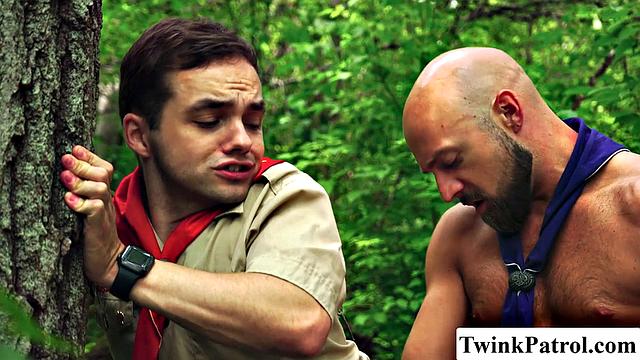 Twink Scout Cheating With His Scout Master