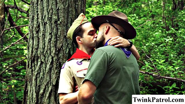 Twink Scout Cheating With His Scout Master