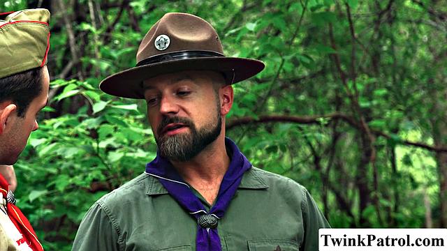 Twink Scout Cheating With His Scout Master