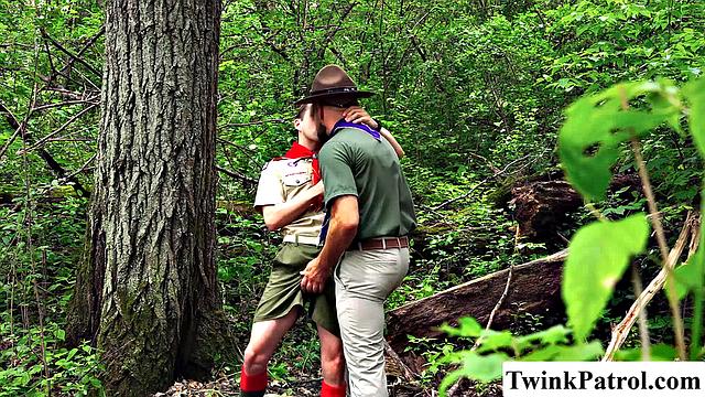 Twink Scout Cheating With His Scout Master