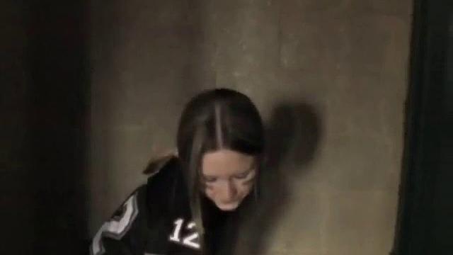 Horny Teen Kitty Karsen Touches herself Outdoors