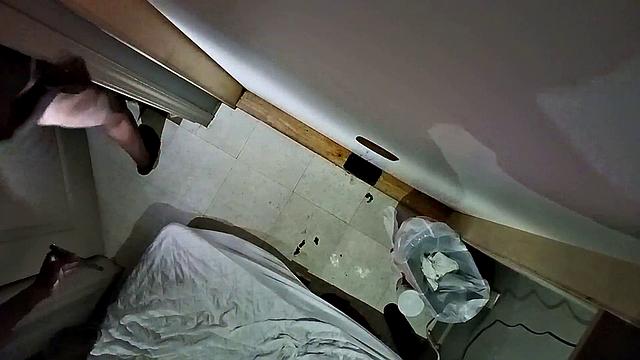 A Texas ebony MILF get her big ass and mouth satisfied in glory hole action