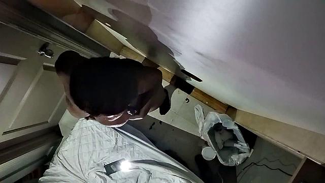 A Texas ebony MILF get her big ass and mouth satisfied in glory hole action