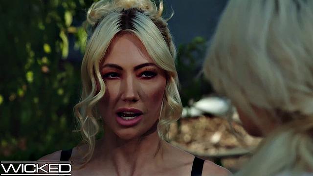 Wicked - HOT Lesbian Blonde Facesitting And Eating Out