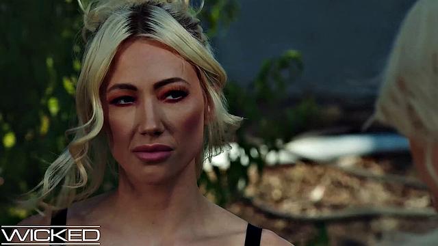 Wicked - HOT Lesbian Blonde Facesitting And Eating Out