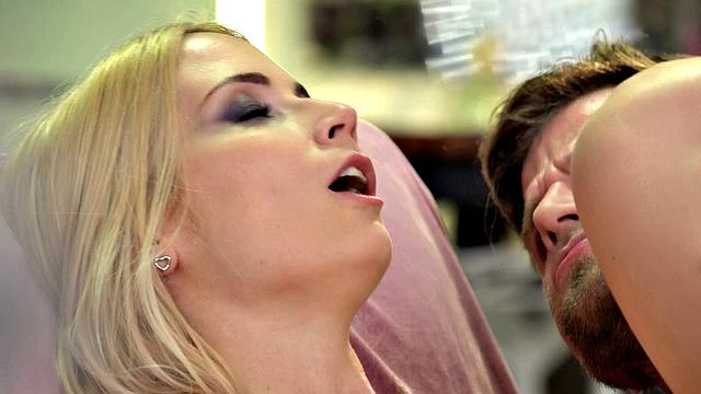 21 NATURALS - Gorgeous Blonde Sharon White Tastes Hot Cum After Anal Sex