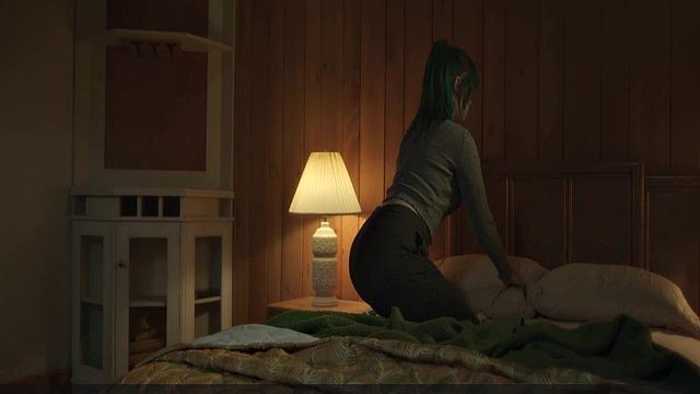 Skyler Wright's hot lingerie gets a makeover in the kitchen