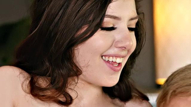 Latina lesbians in high heels get kinky with pussy play and face sitting on the couch