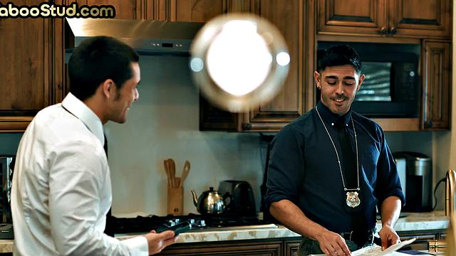 Weird jock barebacked by stepbrother till cumshot