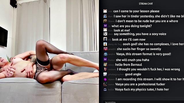 TUTOR4K. Sex with math teacher is a pretty bonus student receives