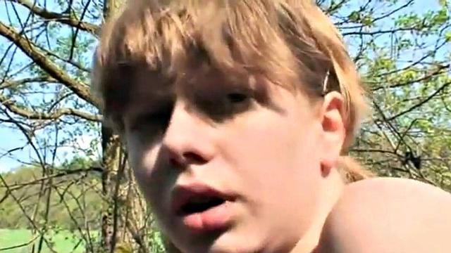 Sweet Teen Masturbates with Dildo and Gets Fucked by Old Men