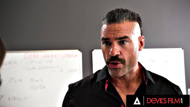 DEVILS FILM - Teacher Caught With Her Student Mistress By Wife And She Demands To Join