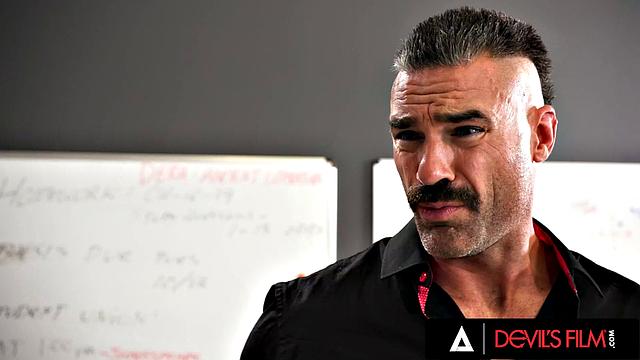 DEVILS FILM - Teacher Caught With Her Student Mistress By Wife And She Demands To Join