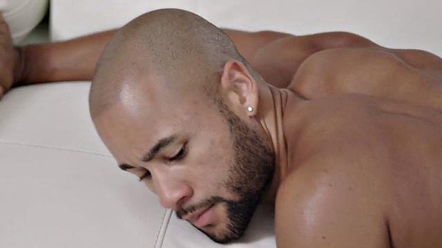 Black bottom barebacked by Ebony BF after cocksucking